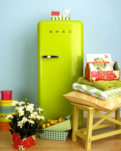 Smeg 50’s style refrigerator
