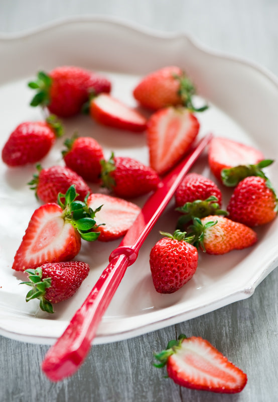 Strawberry sirup with mint