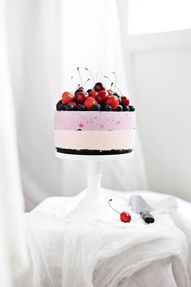 No-bake berry cheesecake