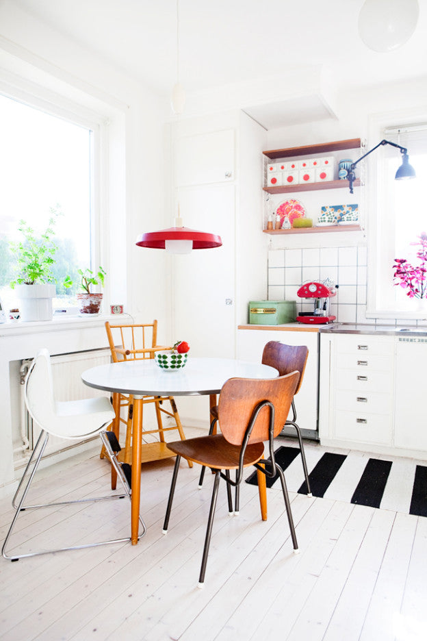 The colorful Swedish home of Johanna from blog Aprill Aprill