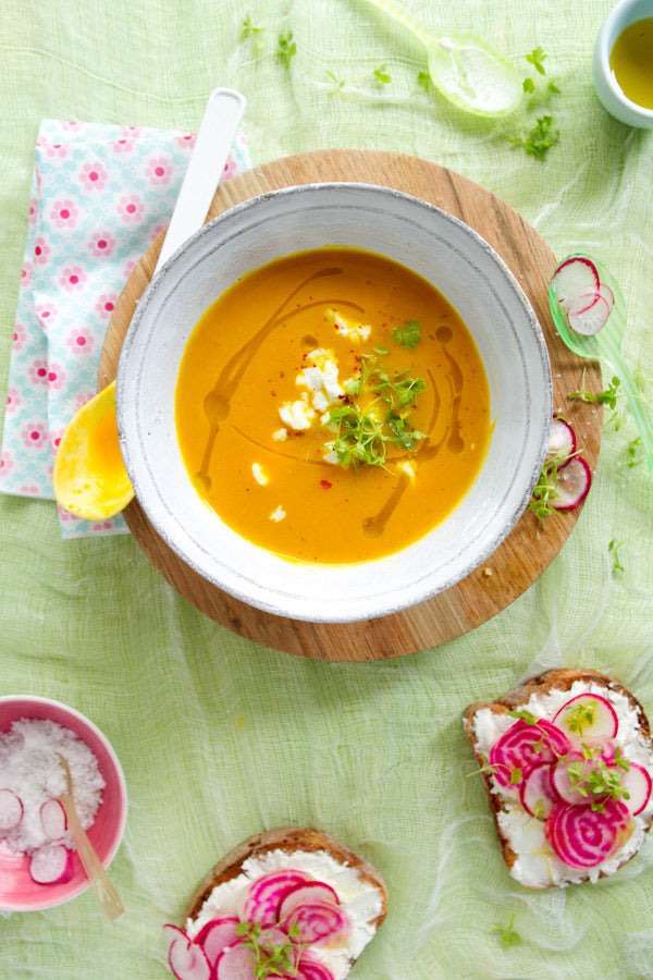 Red Kuri Squash and Apple Soup by La Tartine Gourmande