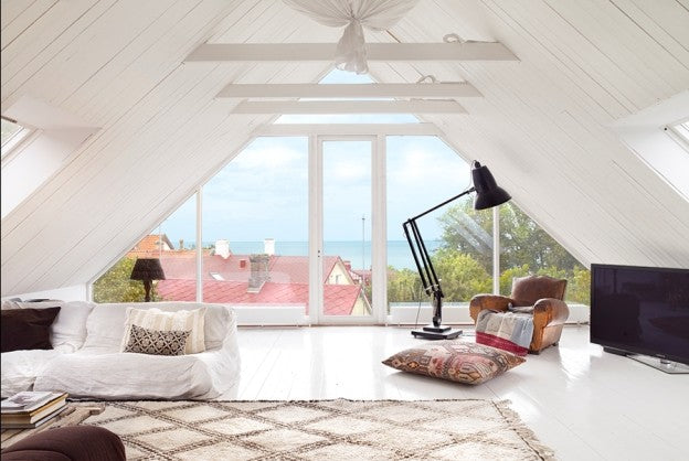 Scandinavian villa Ingrid Marie in white and wood