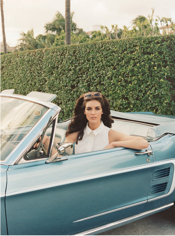 Hilary Rhoda shot by Venetia Scott for Paule Ka Spring 2013