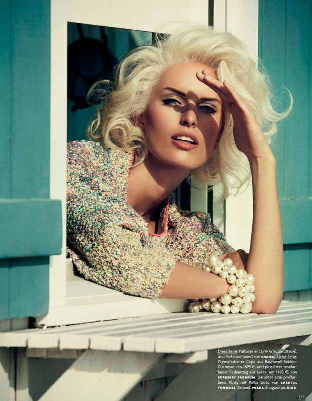 Karolina Kurkova by Giampaolo Sgura for Vogue Germany