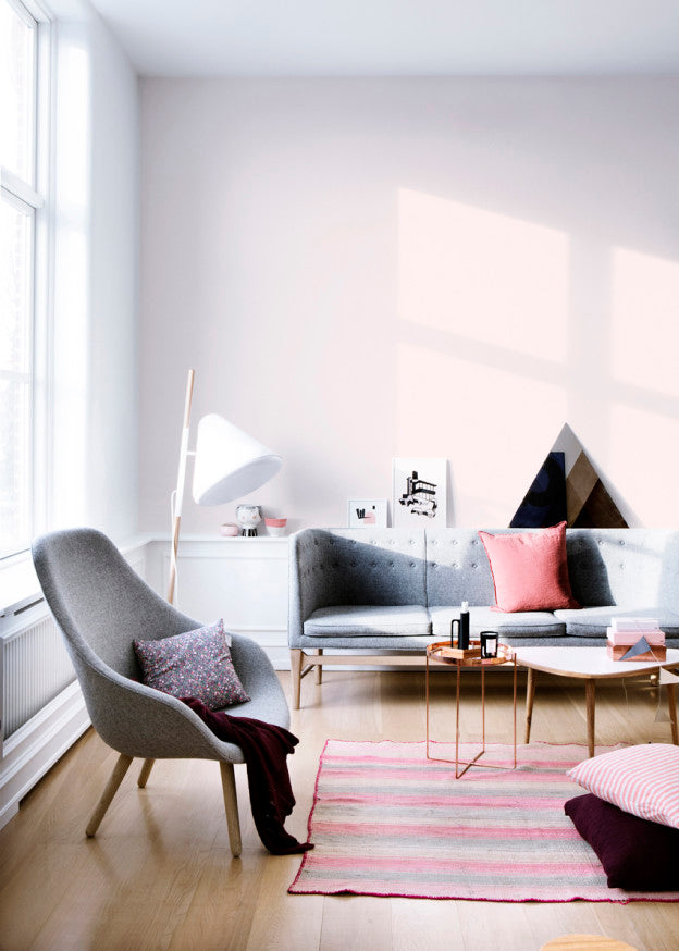 Living rooms in spring colors by Line Klein