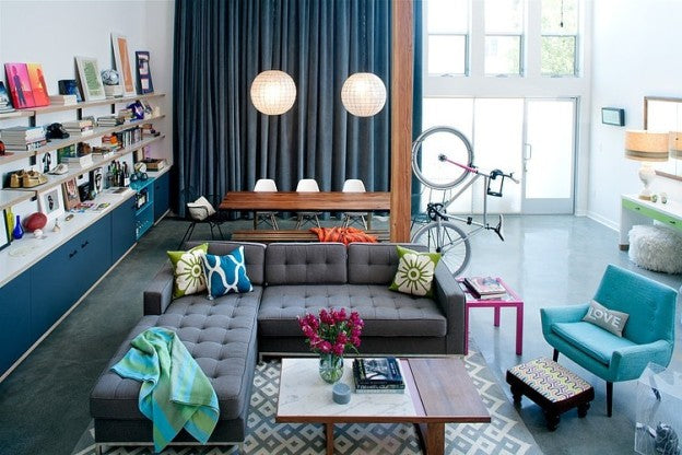 Retro interior in California by Daleet Spector Design