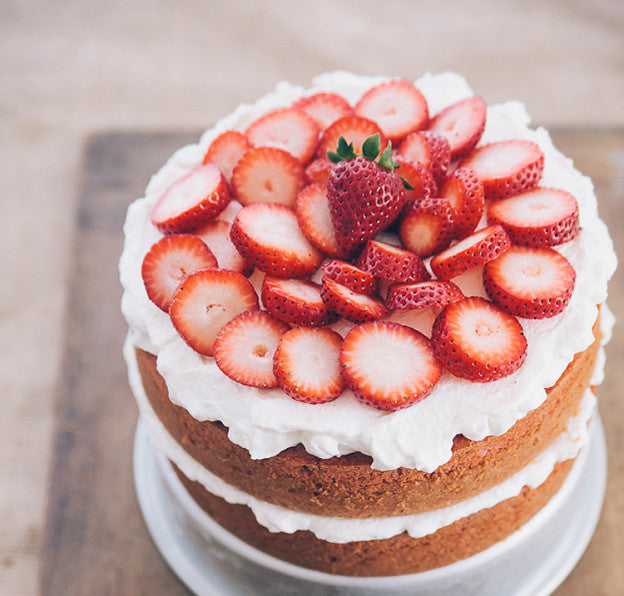 Southern Strawberry Cake by Hannah Messinger