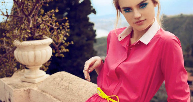 Romantic summer look with Milou Sluis for Marie Claire Netherlands