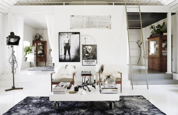 Scandinavian home by photographer Lotta Agaton
