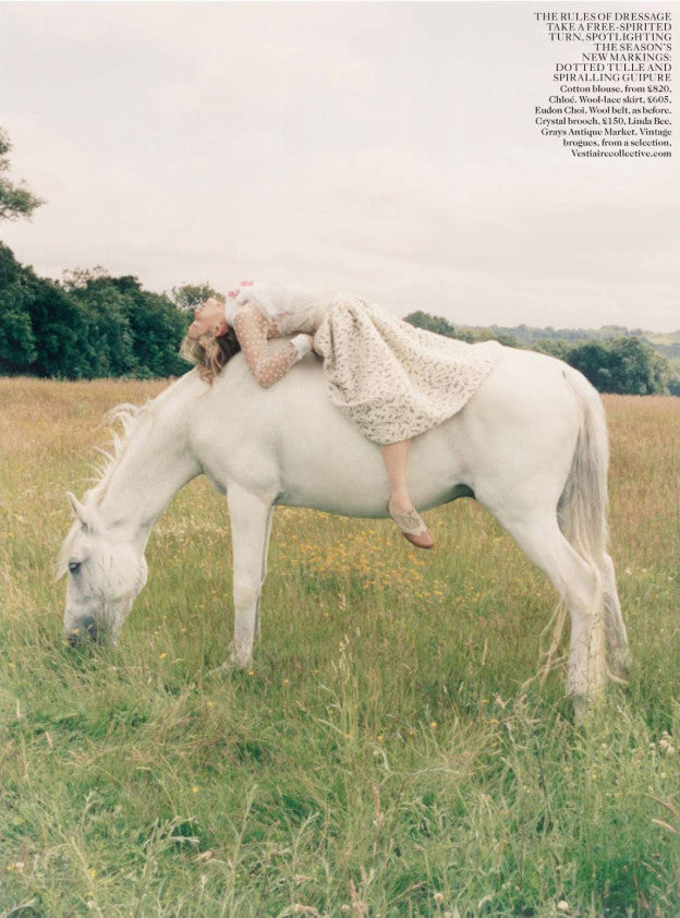 Dream a little dream: Georgia May Jagger by Venetia Scott for Vogue UK