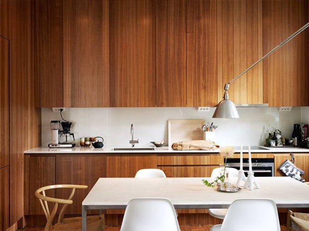 Cozy Swedish apartment with warm wood feel