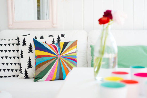 Colorful home in Norway