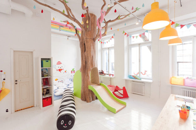 Colourful and fun playroom by Yeka Haski