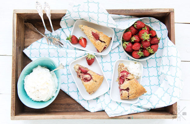 Strawberry Scones by RelleoMein