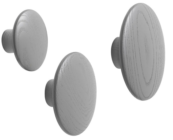 The Dots Coat Hook Dark Grey by Muuto