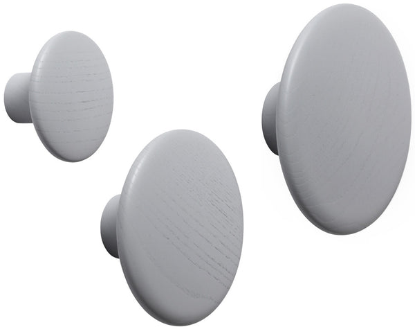The Dots Coat Hook Grey by Muuto
