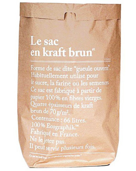 Le sac en kraft brun – The brown paper bag by be-poles