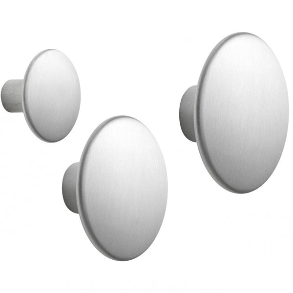 The Dots Coat Hook Metal Aluminium by Muuto