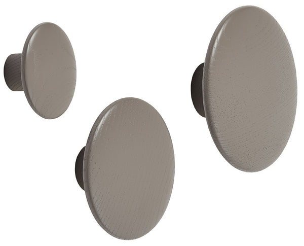 The Dots Coat Hook Pale Blue Blue by Muuto
