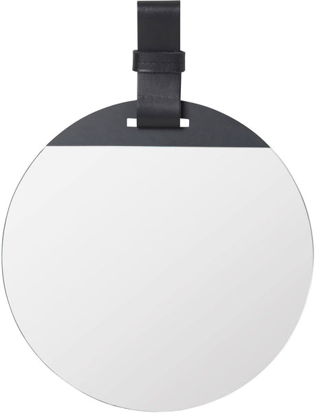 Enter Mirror Small Black by ferm LIVING
