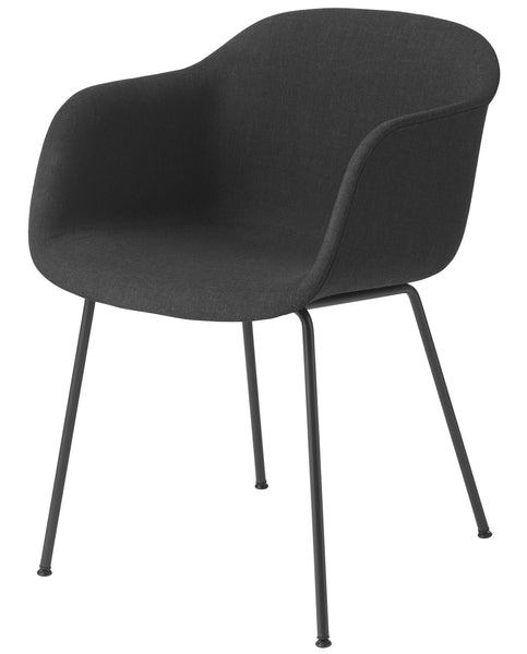 Fiber Armchair Tube Base Textile by Muuto