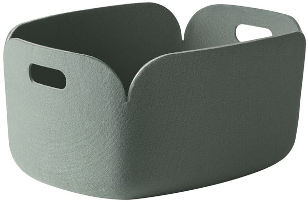 Restore storage basket Dusty Green by Muuto
