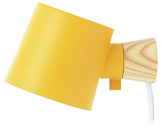 Rise Wall Lamp yellow by Normann Copenhagen