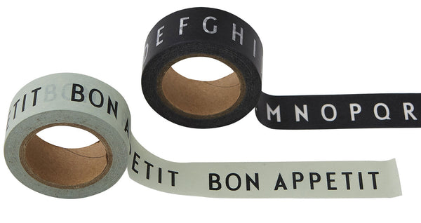 Say it with tape – Bon Appetit & A-Z by Design Letters