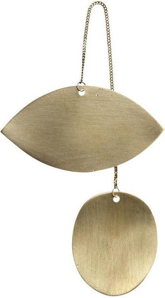 Twin Eye Brass Ornament by ferm LIVING