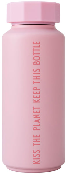 Thermo/Insulated Bottle Pink Kiss by Design Letters