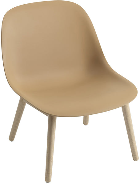 Fiber Lounge Chair Wood Base by Muuto
