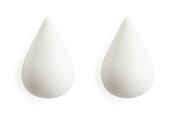 Dropit Hooks small in white – 2 pcs by Normann Copenhagen