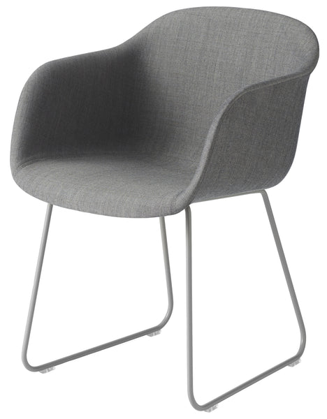 Fiber Armchair Sled Base Textile by Muuto