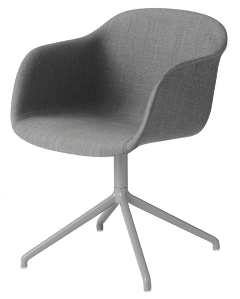 Fiber Armchair Swivel Base Textile by Muuto