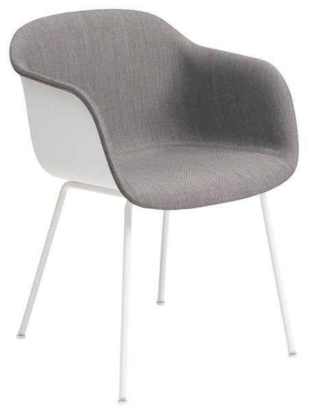 Fiber Armchair Tube Base Front Upholstery by Muuto