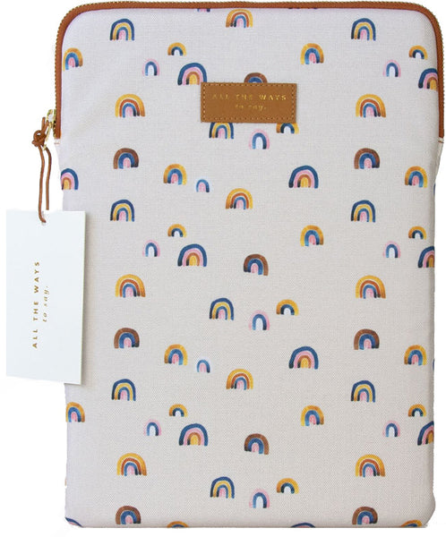 Laptop Sleeve 13″ Rainbow by ALL THE WAYS to say