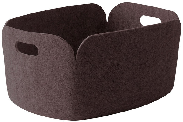 Restore storage basket brown by Muuto