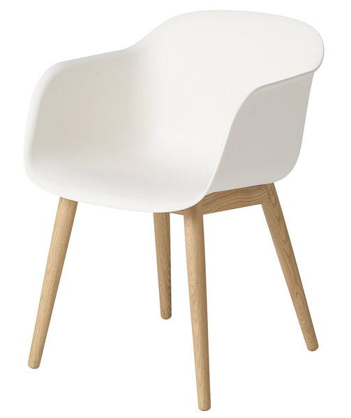 Fiber Armchair Wood Base by Muuto